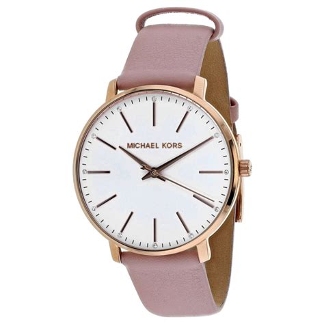 michael kors pyper watch mk2741|Michael Kors Women's Pyper Blush Leather Strap Watch 38mm.